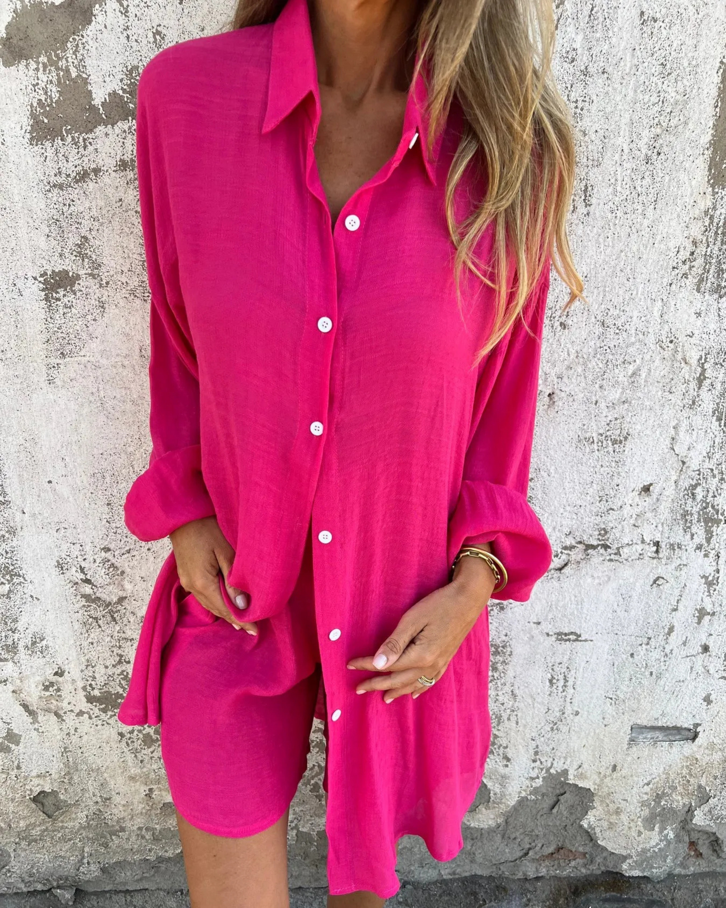 Izela Casual Shirt & Shorts set