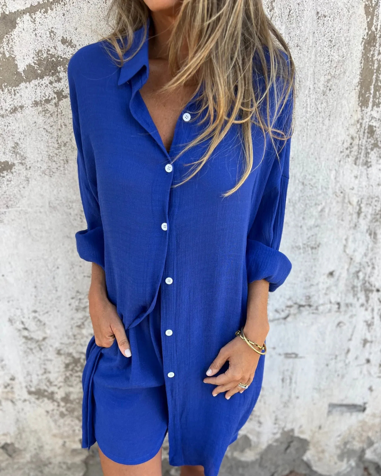 Izela Casual Shirt & Shorts set